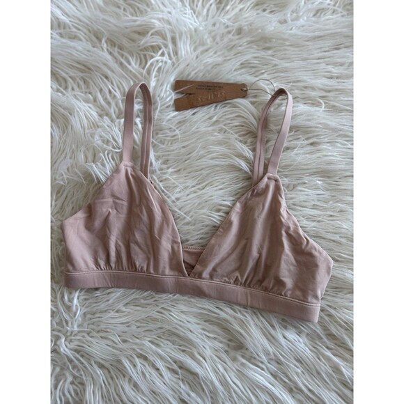 Skims Fits Everybody Triangle Bralette Mica Size Medium - Picture 3 of 7
